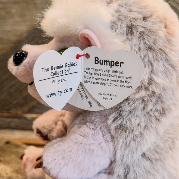 NWT-3 TY Beanie Boos-Karli the Koala-Dangler the Sloth-Bumper the Hedgehog, 6" - Picture 10 of 11